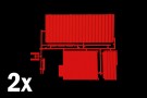 Italeri 1/24 Tecnokar 20 Container Trailer thumbnail