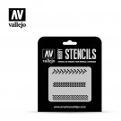Vallejo Stencils Tyre Markings 1/35 thumbnail