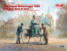 ICM 1/24 Benz Patent-Motorwagen 1886 with Mrs. Benz and Sons thumbnail