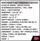 COBI Northrop F-5A Freedom Fighter - 358 deler - norsk utgave thumbnail