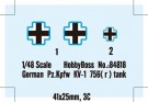 HobbyBoss 1/48 German Pz.Kpfw KV-1 756(r) Tank thumbnail