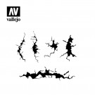 Vallejo Stencils Cracked Wall 1/35 thumbnail