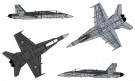 Italeri byggesett 1/72 F/A-18 Hornet No 016 thumbnail