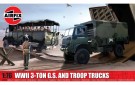 Airfix 1/76 WWII WWII 3-ton 4x4 G.S. and Troop Trucks thumbnail