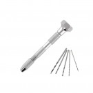 Håndbor Pin Vice Double Ended Swivel Top m/5 bor thumbnail