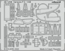 Eduard 1/48 Vampire F.3 (for Airfix kit) thumbnail