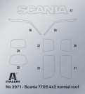 Italeri 1/24 Scania S770 4x2 Normal Roof -Grey Cab thumbnail
