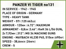 COB Panzer VI Tiger no 131 - 1275 deler thumbnail