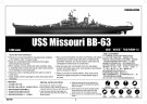 Trumpeter 1/200 USS Missouri BB-63 thumbnail