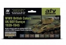 Vallejo Model Air WWII British Colors UK/BEF/Europe 1939-1945 thumbnail