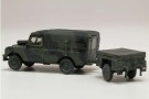 Airfix plastbyggesett 1/76 LWB Land Rover and Trailer (Hard Top) A02324 thumbnail