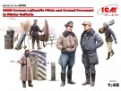 ICM 1/48 WWII German Luftwaffe Pilots and Ground Personnel in Winter Uniform thumbnail