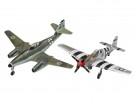 Revell 1/72 Combat Set Messerschmitt Me262 and P-51B Mustang thumbnail