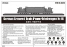 Trumpeter 1/35 German Armored Train PanzerTriebwagen Nr.16 thumbnail