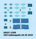 Trumpeter 1/350 USS Indianapolis CA-35 1944 thumbnail