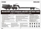 Trumpeter 1/35 Russian KZKT-7428 Transporter with KZKT-9101 Semi-Trailer thumbnail