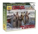 Zvezda 1/72 Soviet Headquarters in Winter Uniform Snap Kit thumbnail