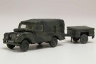 Airfix plastbyggesett 1/76 LWB Land Rover and Trailer (Hard Top) A02324 thumbnail