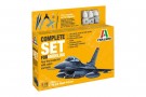 Italeri Startsett 1/72 F-16 C/D Night Falcon - Complete Set For Modeling thumbnail