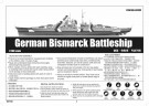Trumpeter 1/200 German Bismarck Battleship thumbnail