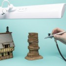 Lightcraft Klassisk LED arbeidslampe med 3 trinns dimmer thumbnail