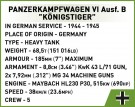 COBI Panzer VI Ausf.B Konigstiger - 802 deler thumbnail