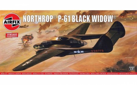 Airfix 1/72 Northrop P-61 Black Widow Vintage Classics