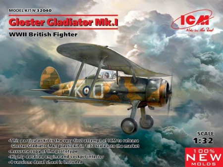 ICM 1/32 Gloster Gladiator Mk.I - WWII British Fighter