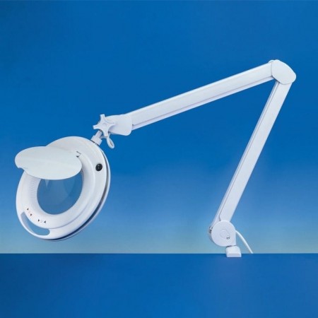 Lightcraft Profesjonell LED-Forstørrelseslampe med Dobbelt-Dimmer & 2 Linser