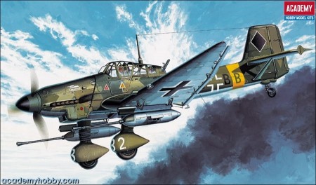 Academy 1/72 Ju87 G-1 Stuka Tank Buster