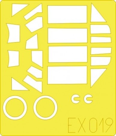 Eduard 1/48 Masking Bf 109E-3 (for Tamiya kit)