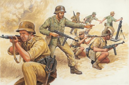 Italeri Infanterisett 1/72 German Afrikakorps