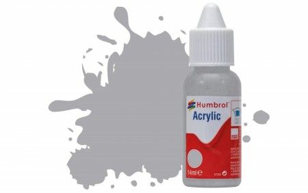 Humbrol Akryl No 166 Light Aircraft Grey - Matt 14ml Dropper Bottle