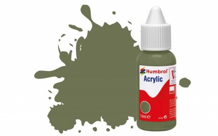 Humbrol Akryl No 106 Ocean Grey - Matt 14ml Dropper Bottle