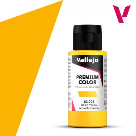Vallejo Premium Color Basic Yellow 60ml (62.003)