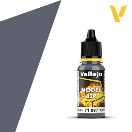 Vallejo Model Air Medium Gunship Gray 18ml (71.097)