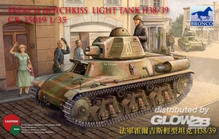 Bronco Models 1/35 French Hotchkiss Light Tank H38/39