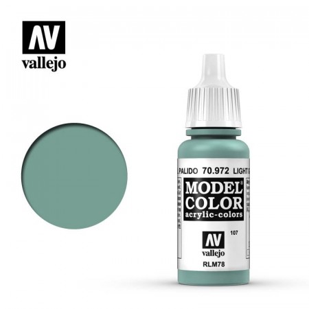 Vallejo Model Color Light Green Blue 17ml (70.972)