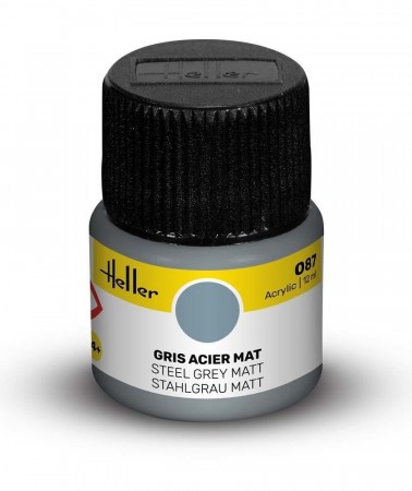 Heller Akryl No 87 Steel Grey - Matt 12ml