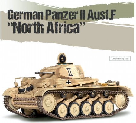Academy 1/35 German Panzer II Ausf.F North Africa