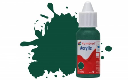 Humbrol Akryl No 149 Dark Green - Matt 14ml Dropper Bottle