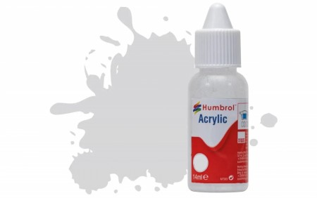 Humbrol Akryl No 147 Light Grey - Matt 14ml Dropper Bottle