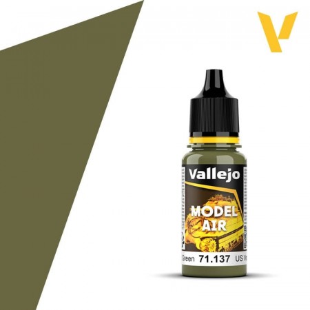 Vallejo Model Air US Light Green 18ml (71.137)