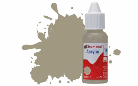 Humbrol Akryl No 168 Hemp/Camouflage Beige - Matt 14ml Dropper Bottle