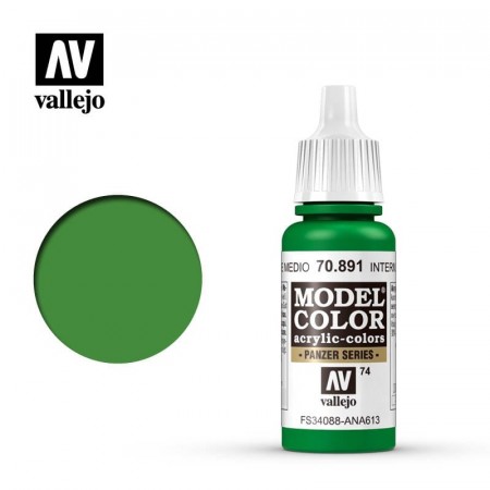 Vallejo Model Color Intermediate Green 17ml (70.891)