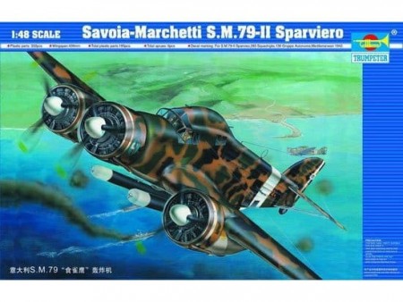 Trumpeter 1/48 Savoia-Marchetti S.M.79-II Sparviero
