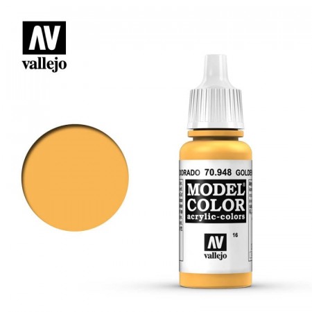 Vallejo Model Color Golden Yellow 17ml (70.948)