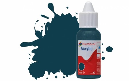 Humbrol Akryl No 230 Pru Blue - Matt 14ml Dropper Bottle