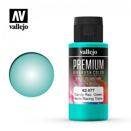Vallejo Premium Color Candy Racing Green 60ml (62.077)