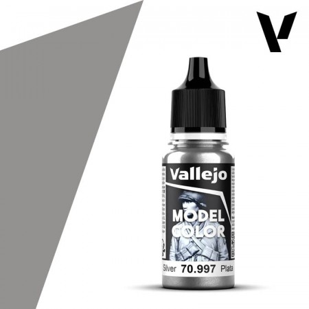 Vallejo Model Color Silver 18ml (70.997)